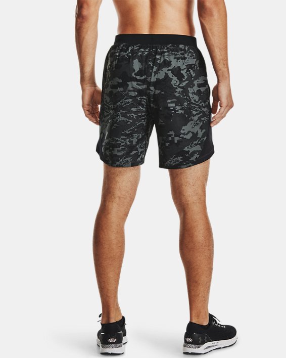 Men's UA Launch Run 7" Print Shorts, Black, pdpMainDesktop image number 2